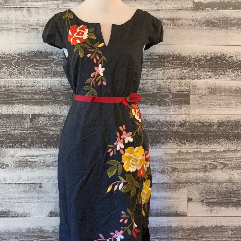 Anthropology Moulinette Soeurs Lucillae Dress sz 4